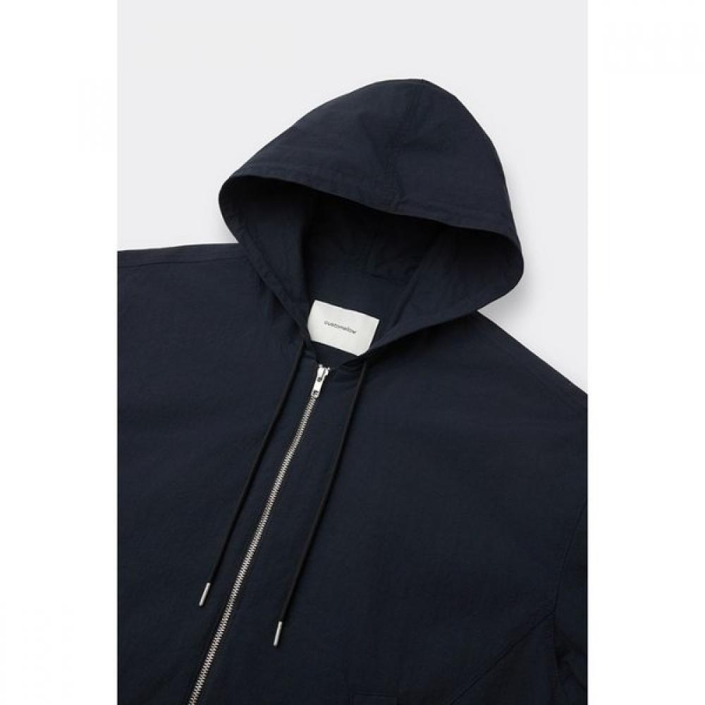 Customellow Unisex Essential Hooded Jacket Navy C9uam26114nyx