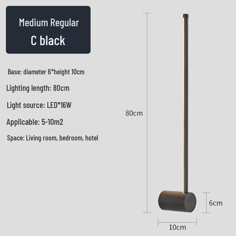 Creative Minimalist LED Wall Light for Hallway, Bedroom, Living Room, Study, and Staircase