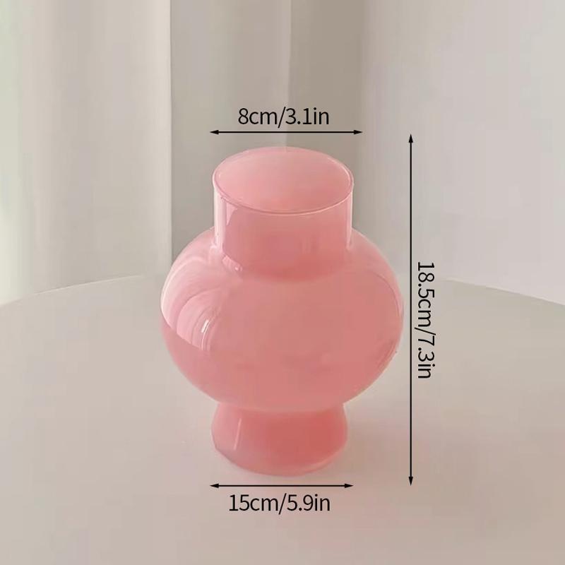 Glass Transparent Flower Vase Creative Designed Hydroponics Plants Pot Fresh Flowers Arrangement Bottle Table Desktop Ornaments