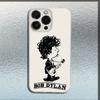 Singer B-Bob Dylan Phone Case For iPhone 16,15,14,13,12,11 Plus,Pro,Max,XR,XS,X,Plus,SE,Mini Transparent Soft Cover