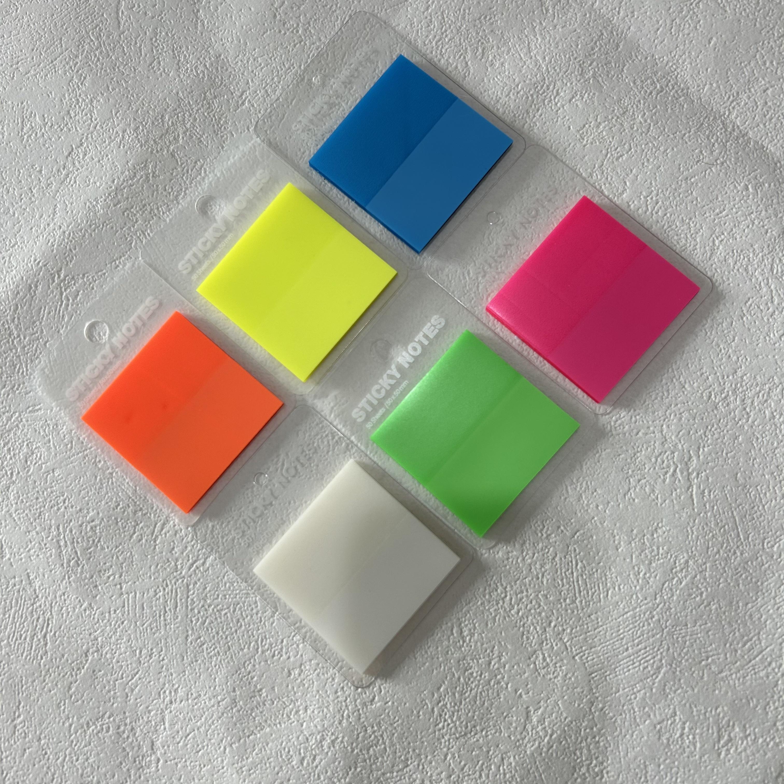 

300Pc 6 Colors Index Tabs Self Adhesive Page Markers Transparent Waterproof Sticky Notes Classify Files Flags Planner Stickers