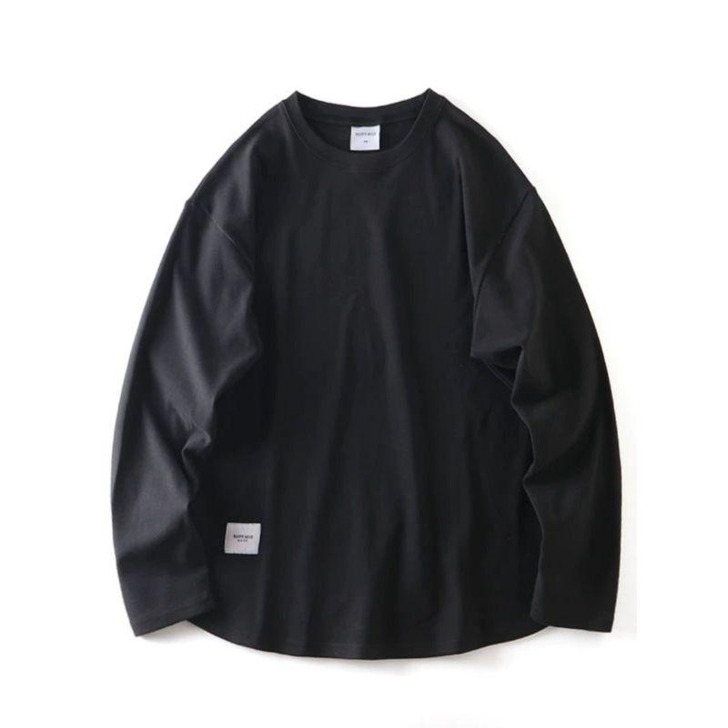 Dralon Bottoming Shirt Men's Autumn and Winter Thermal Underwear Foreign Trade Cattle Goods Heating Cationic Round Neck Long Sleeves Shirt