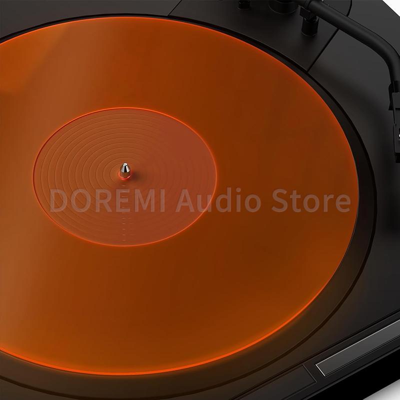 

30cm Acrylic Turntable Slip Mat Reduce Static Dust Noise Replacement Record Platter Slipmat for 12 Inch LP Vinyl Record Player