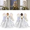 Led 98in Angel Christmas Tree Topper Fairy Festive Xmas Tree Top Gift Ornament