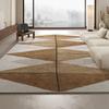 VIKAMA Luxuriöser Einfacher Geometrischer Schlingenteppich Wohnzimmer Schlafzimmer Sofa Couchtisch Rutschfeste Große Bodentür Matte Heimdekoration