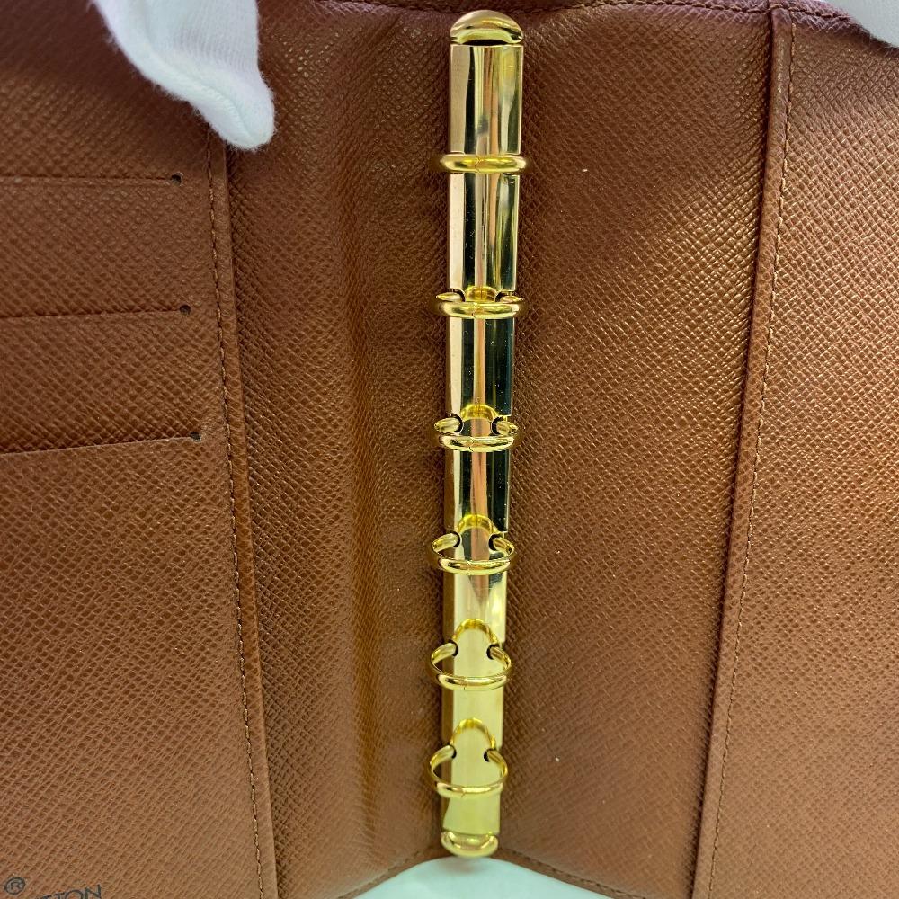 LOUIS VUITTON R20005 Monogram Monogram Agenda PM Notebook cover Brown Monogram Used