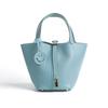 bag women's first layer cowhide vegetable basket bag versatile bucket bag genuine leather women's bag feeling handbag