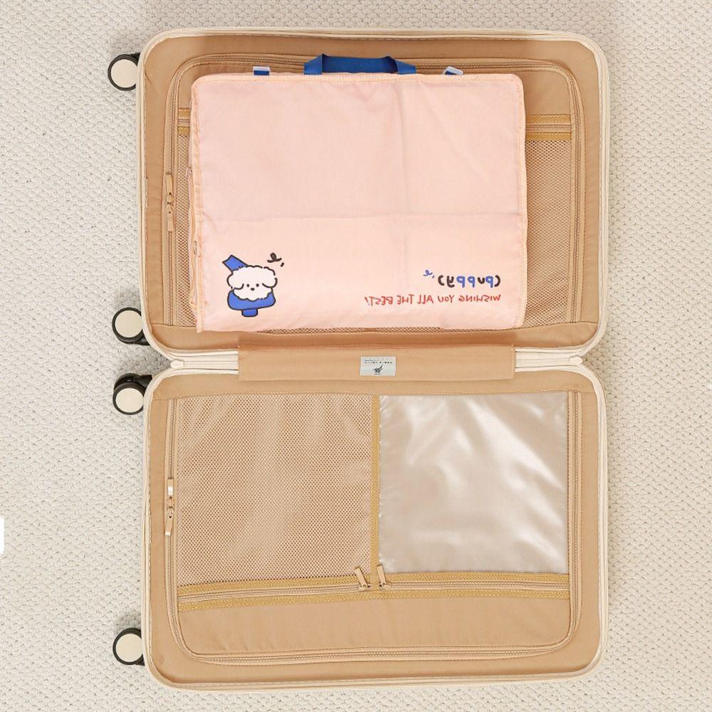 Foldable Clothes Packing Cubes Large Capacity Suitcase Organizer 6 In 1 Travel Storage Bag  Travel