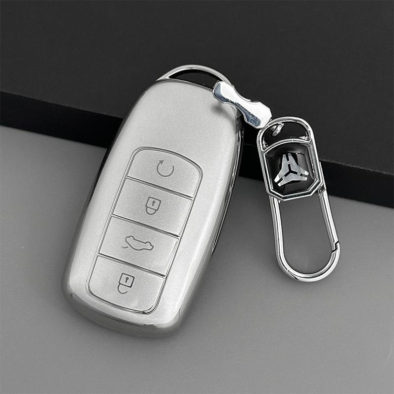 Car Key Case Cover Protector Shell For Chery Tiggo 8 Pro Tiggo 8Plus New Arrizo 5 Plus 7Pro Auto Keychain Car Key Accessories
