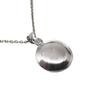 Dalia MYSTIC JEWELS – Blue Glass Eye and Sterling Silver Evil Eye Necklace – Round Turquoise Eye