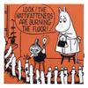 Toyo Case LED Canvas Art Moomin Series W20 X X H20cm with Sound Sensor D2.5 LCA-MMN (RED)