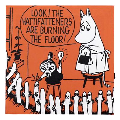 Toyo Case LED Canvas Art Moomin W20 X X with Sound Sensor Series, D2.5 H20cm, LCA-MMN, (RED)