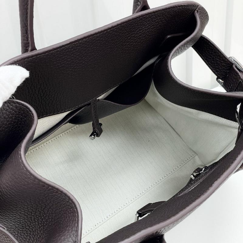 26 new leather women's bag top layer cowhide TR 10 inch handbag togo cowhide tote simple and versatile crossbody bag