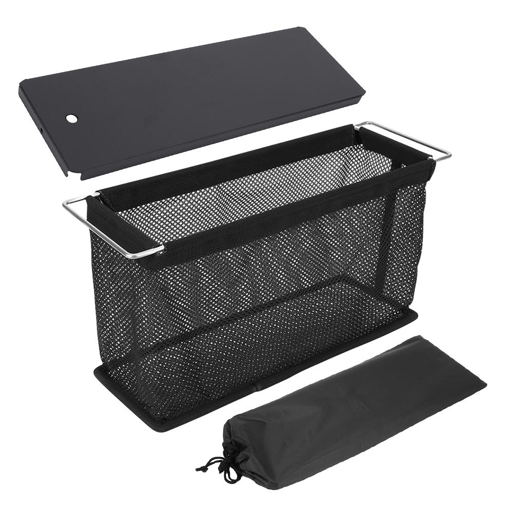 

2 шт. Блок IGT Складная корзина Сетчатая складная дренажная корзина Сетчатая защита Складная корзина для аксессуаров для уличного стола IGT