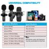 K3 Wireless Lavalier Microphone with Intelligent Noise Reduction for Live Streaming and Interviews