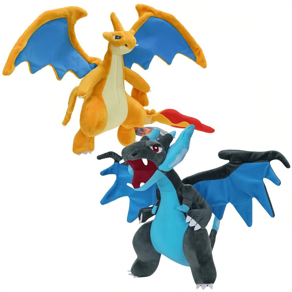 2 Styles Pokemon Mega XY Charizard Plush Toys Anime Cartoon Cute Characters Suitable Child's Birthday Or Holiday Gifts