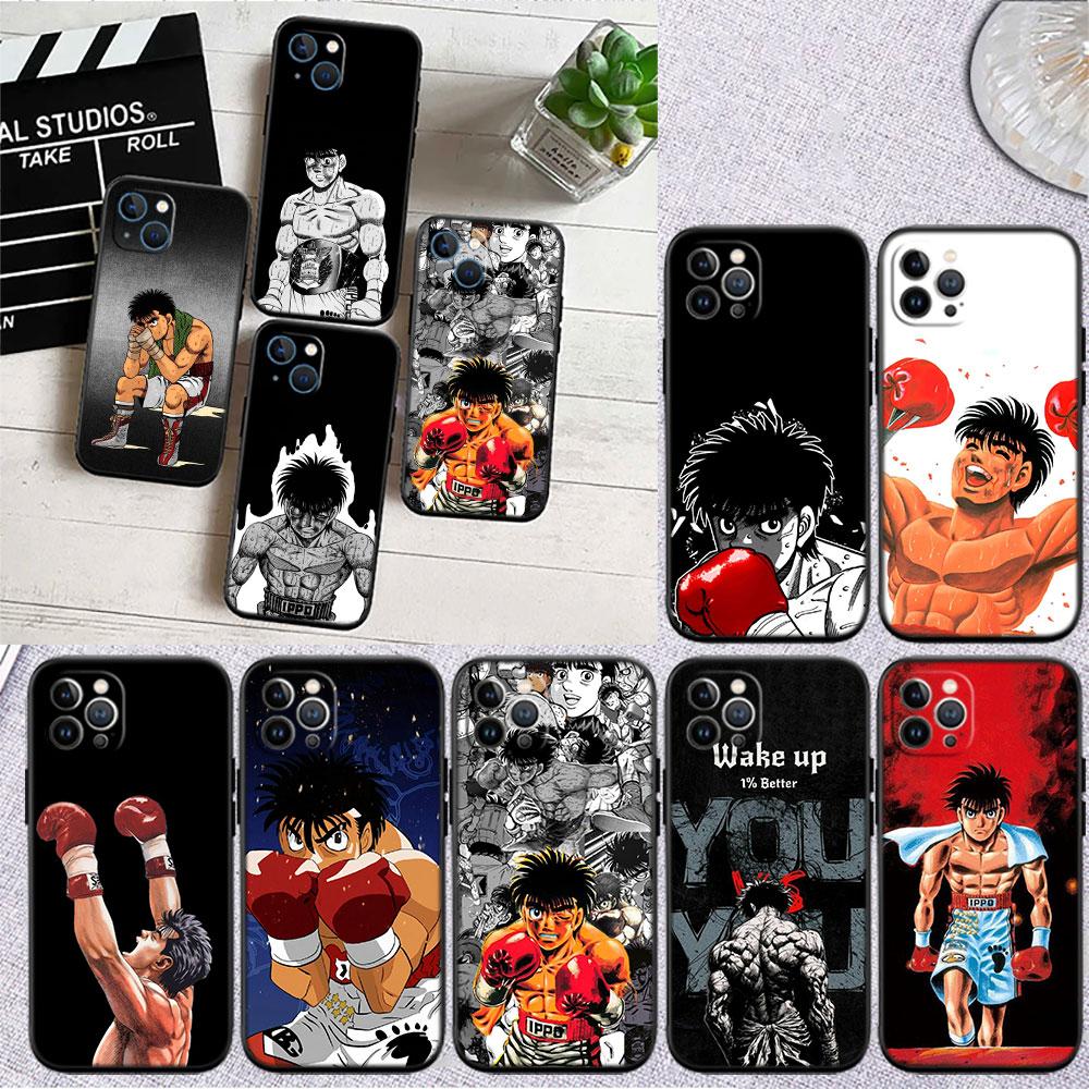 LO50 Hajime no Ippo Soft Shell Phone Case for iPhone 16 15 14 13 12 Pro Max Plus Mini
