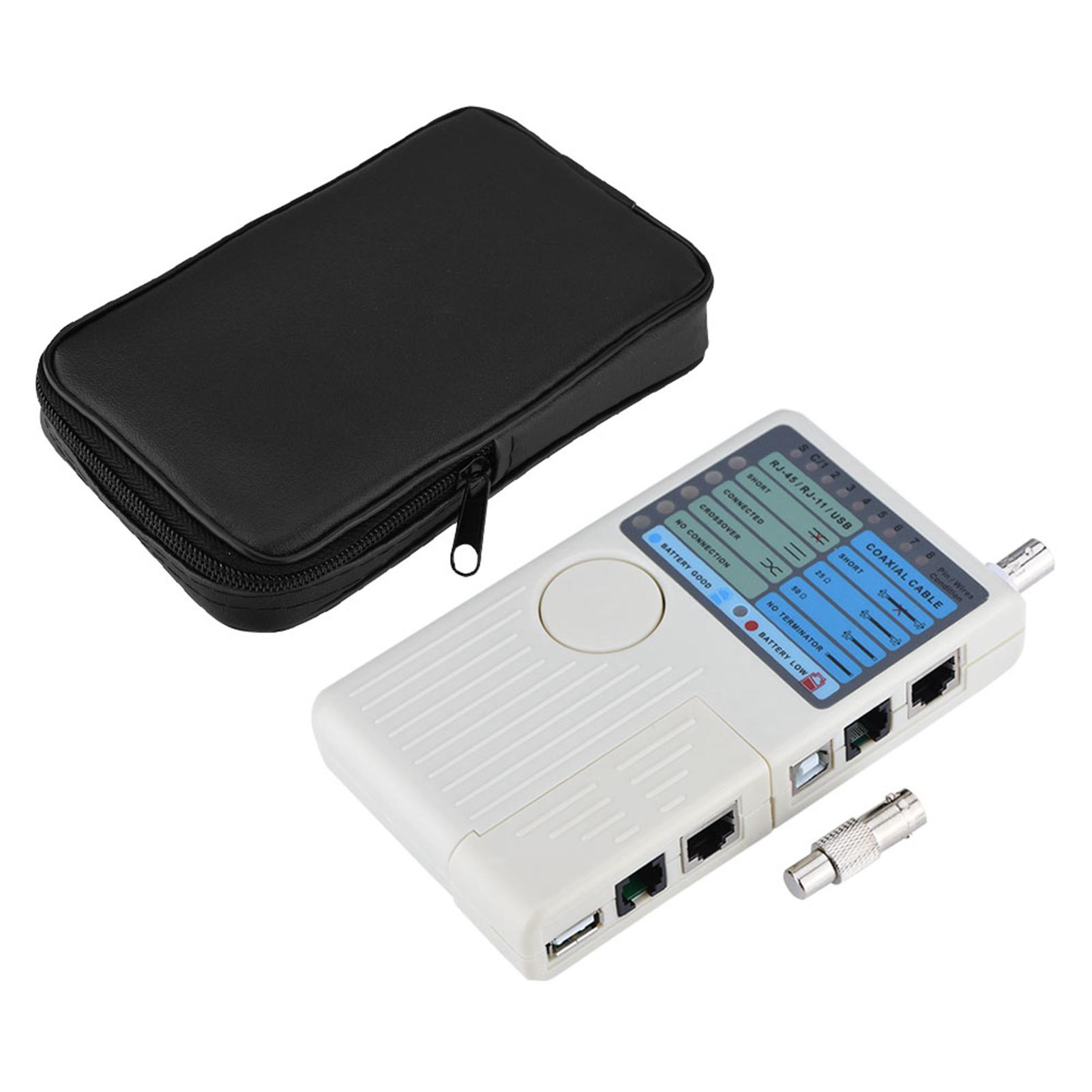 

RJ45 RJ11 USB BNC Network Tester LAN Cable Tracker Detector