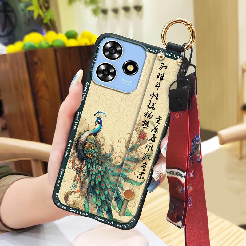 Nárazuvzdorný náramek pouzdro na telefon pro ZTE Blade A73 4G/V50 Smart šňůrka Vodotěsný Ochranný Prachotěsný Zadní kryt