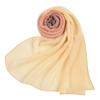 Farbblock-Knitter-Langschal Quadratisch gewickelter Schal Modischer Voile-Schal Herbst Winter