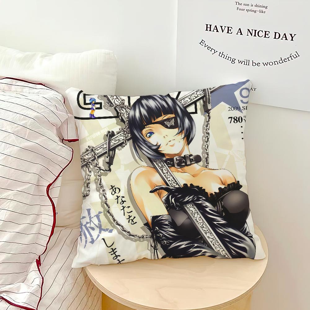 anime manga Ikki tousen Dragon D-Destiny Comfortable soft hogar pillowcase for Sofa Living Room Bed Home Decor Protective Covers