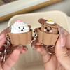 1/2Pcs Mini Cake Button Stress Relief Decompression Food Clicker Keychain Backpack Pendant Creative Gift