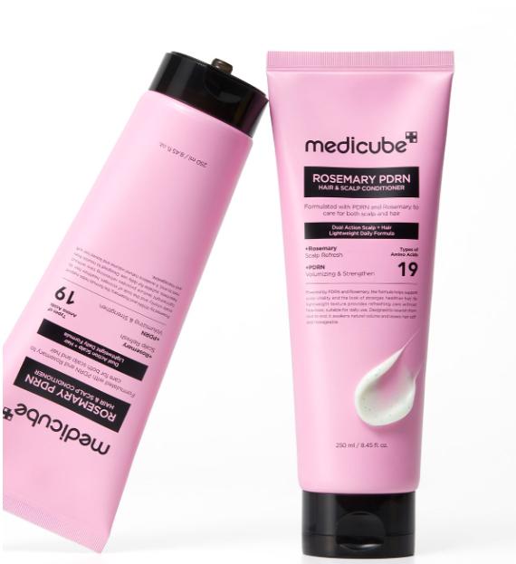 Medicube Rosemary PDRN Hair Loss Care Set Shampoo 400ml + Conditioner 250ml Scalp Strengthening Care