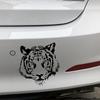 Car Stickers POWERFUL TIGER HEAD Vinyl Decals Motorcycle Decoration Accessories Waterproof Sunscreen Cover Scratches