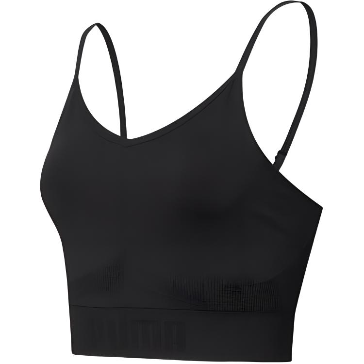 

Puma Solid Low Support Yoga Training Sports Bra Женское нижнее белье Черный 848083-01 S