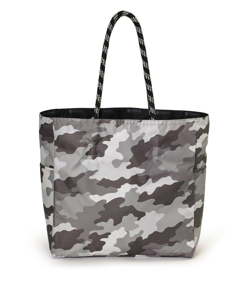 LeSportsac Official ML Tote Bag Camo 2-Way /1435 Women's 2-Way Black/Gray