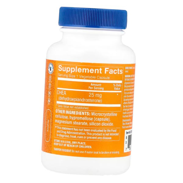 Dehydroepiandrosterone, DHEA 25, The Vitamin Shoppe  120vegcaps (72659002)