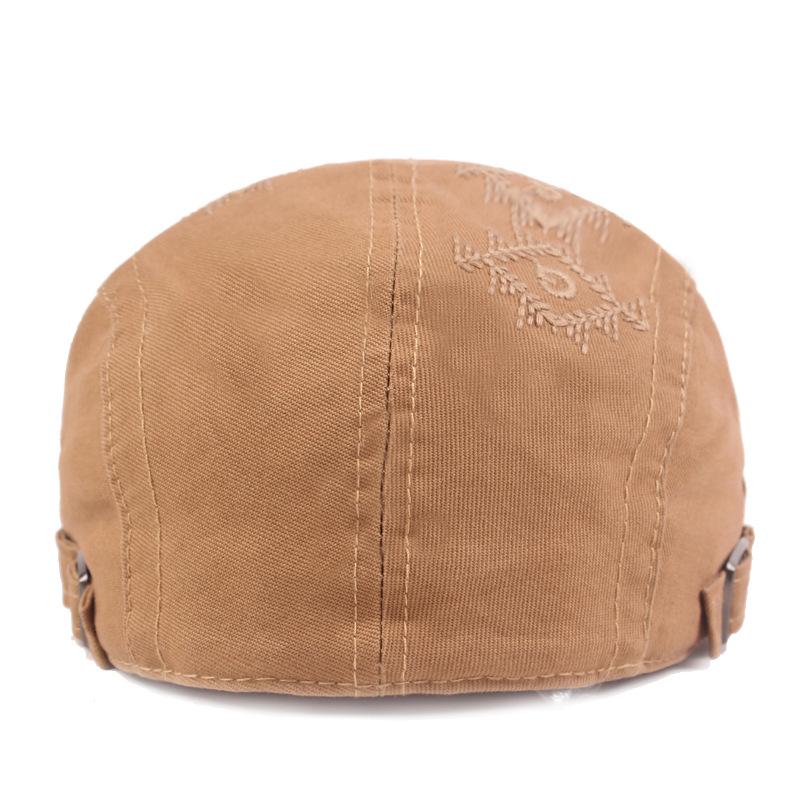 Männliche bestickte Baskenmütze, Frühlings-Sonnenhut, Jugendhut, Herren-Vorwärtshut, Schirmmütze, Newsboy-Kappen für Männer, Fahrer-Efeu-Hut, Gatsby-Malerhüte