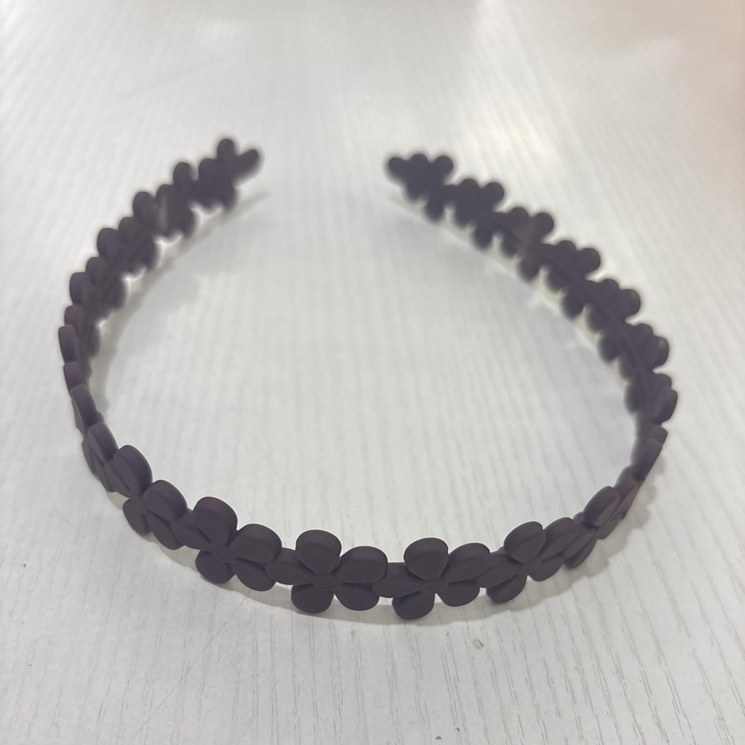 

Женская тонкая повязка на голову с зубцами, нескользящая, однотонная, резинки для волос для девочек, женщин, милый цветочный обруч для волос, аксессуары для волос