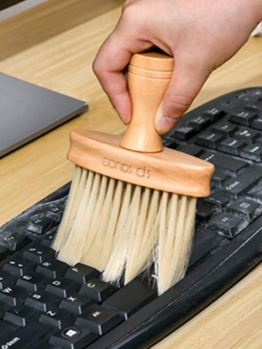 briskstyle wood dust cleaning computer keyboard cap cleaning brush