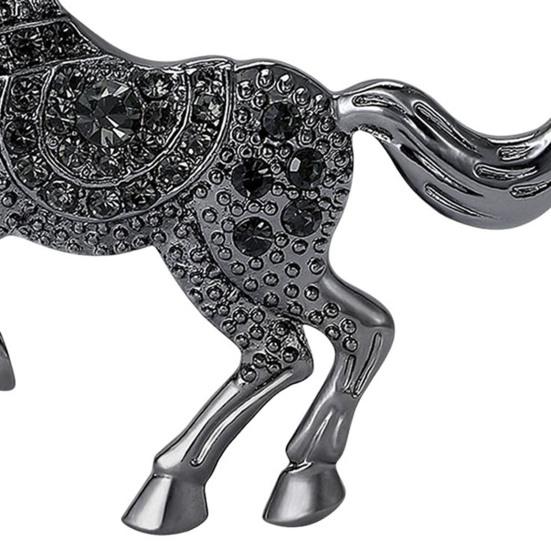 Horse Christmas Ornaments Sparkly Rhinestone Horse Car Rear View Mirror Charm 2D Flat Acrylic Auto Hanging Pendant Horse Lover Gifts for Women Men