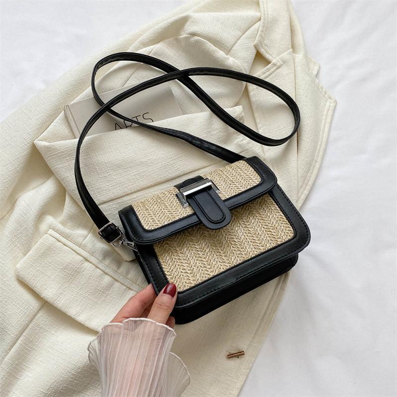 Fashionable Black Crossbody Bag For Women Vintage Inspired Casual And Elegant
