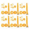 6 Set Gas Can Spout Replacement Anti Spill HDPE Flexible Gas Can Nozzle Kit for Home