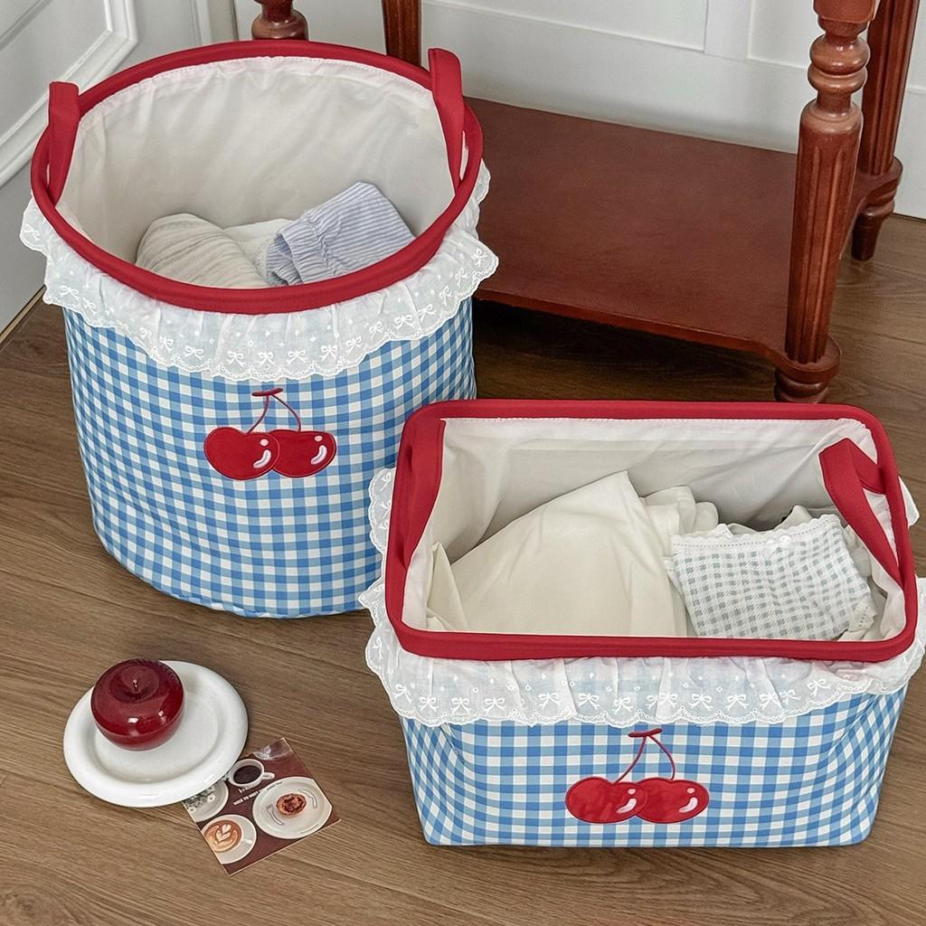 Modern Minimalist Storage Basket With Polyester Material For Laundry And Organizing Home Space