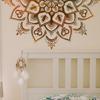 Lotus Wall Sticker Mandala Wall Decal Repositionable