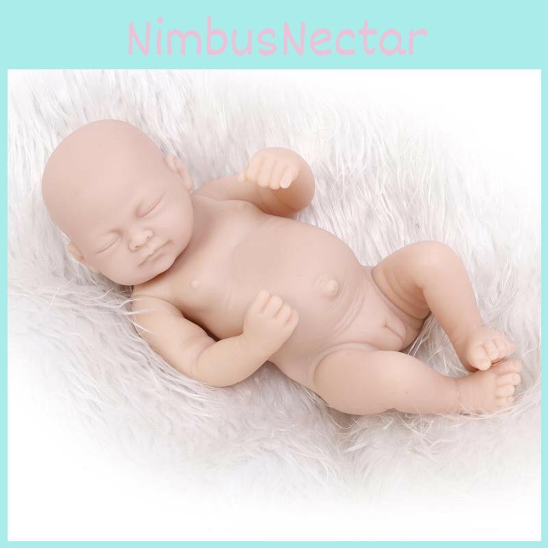 Exquisite Reborn 10" Babypuppe Handgefertigt mit Realistischem Weichem Silikon-Vinyl