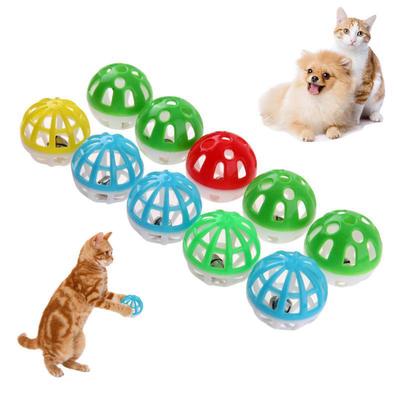 cat ball with bell