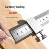 Steel Ruler Positioning and Marking Tool for Woodworking