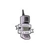 Cartoon Alloy Vibrant Spaceship Phone Brooch Pin Stylish Decorative Badge For Collectors Fans And