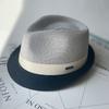 Unisex Jazz Straw Hat Men's Sun Hat Summer Outdoor Travel Sun Hat Comfortable Breathable Crimped Panama