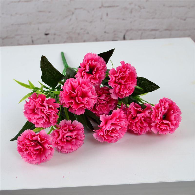 Lifelike Artificial Carnation Silk Flowers Perfect For Wedding Decorations