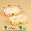 Environmentally Friendly and Biodegradable Disposable Food Container Water and Oil Repellent Thickened and Compression-resistant