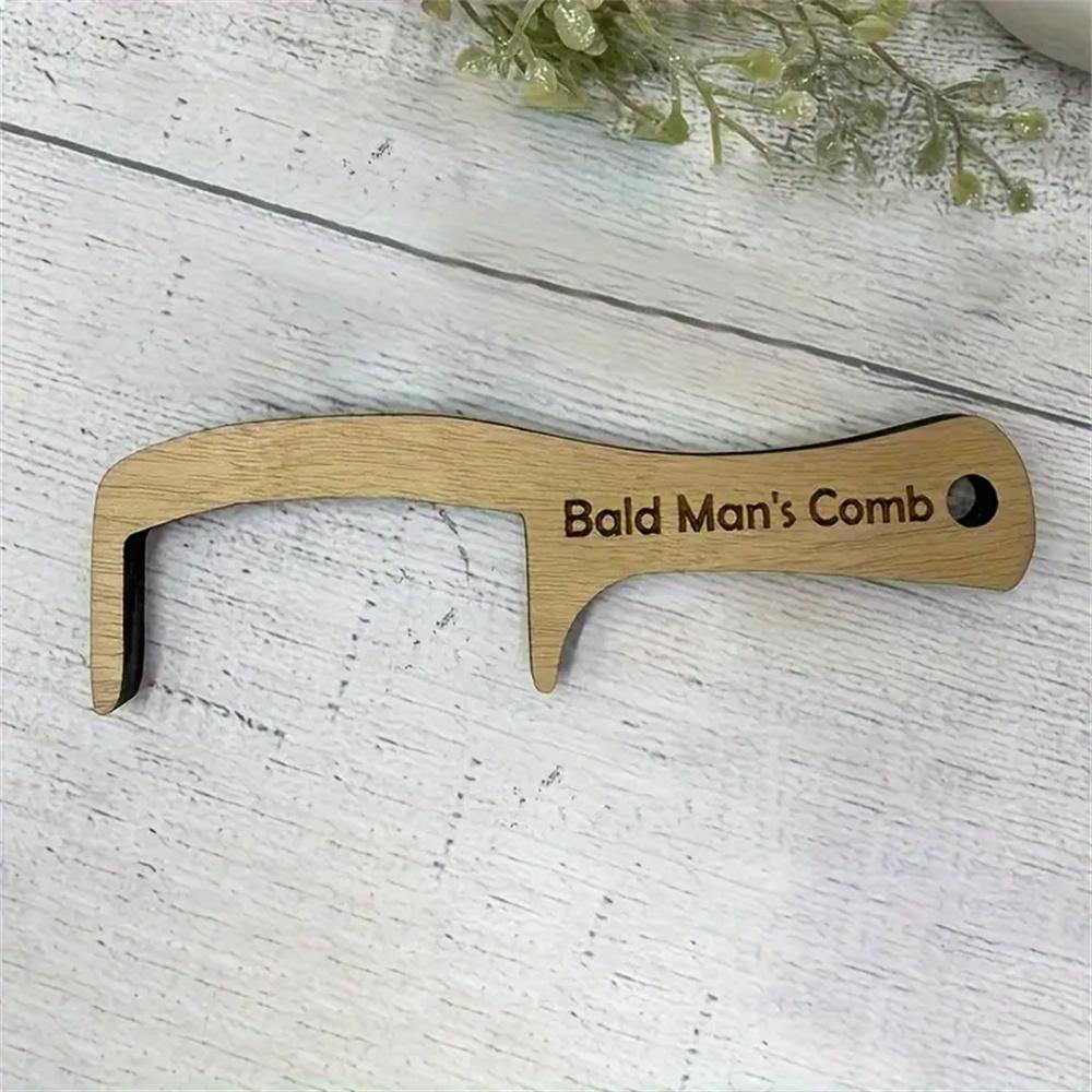 Funny Comb For Bald Men Novelty Party Favors Hair Styling Tool for Adults Weird Stuff Father's Day Gifts Cute Aesthetic Gadgets