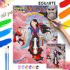 Mulan Digital Oil Painting Painting Art Handmade Diy Gift Home Decoration