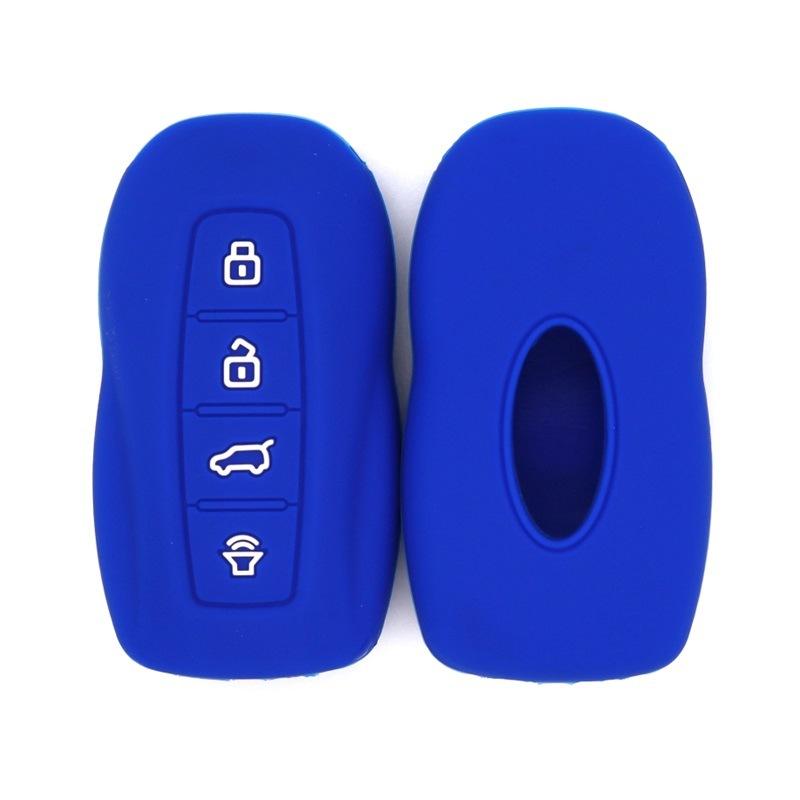 Suitable for Jiangling Ford Lingyu plus Lingrui smart 4-button car key shell cover multi-color spot