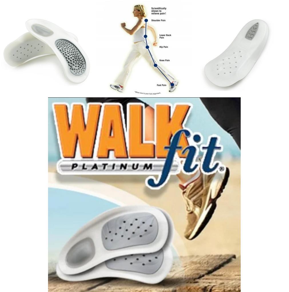 Walkfit Platinum Orthotics Flat Foot Insole Orthopedic Insole Comfort Support For All Sizes